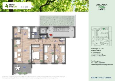 4-Zimmer-Wohnung Arcadiahöfe Rath