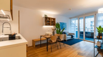 Moderne 2-Zimmer Wohnung mit Terrasse und Tiefgarage