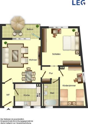 Demnächst frei! 3-Zimmer-Wohnung in Bocholt Bocholt