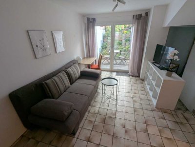 Voll möblierte 1-Zimmer-Wohnung in ruhiger Lage