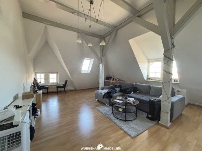 Anfragestopp! Wolthusen! Gemütliche Dachgeschosswohnung mit Einbauküche zu vermieten!