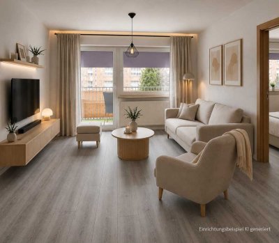Zwei Zimmer in Ludwigshafen: Kompakt und gut angebunden