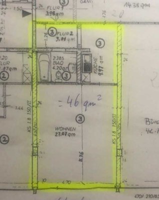 Freundliche 1-Zimmer-Wohnung in Vechta.
