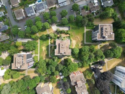 Frisch renovierte Wohnung mit zwei Zimmern und tollem Ausblick  - Nähe Fischteiche
