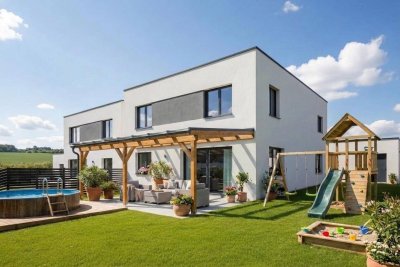 Noch ein Haus verfügbar - Ruhige Wohnsiedlung – Energieeffiziente Neubau-Doppelhaushälfte