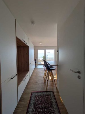 1-Zimmer-Neubauwohnung, Nähe Uniklinik Augsburg, exklusiv möbliert