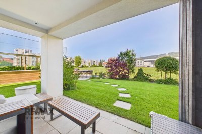 Urban wohnen, im Grünen leben - 3-Zimmer-Wohnung mit großzügigem Garten