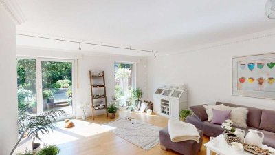 Terrassenwohnung mit herrlichem Garten zur Eigennutzung