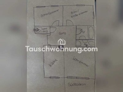 Tauschwohnung: Tauschen traumhafte 3-Zimmer Wohnung gegen Haus
