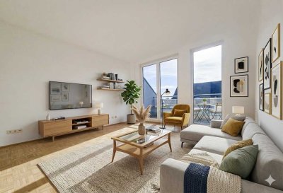 Attraktive 3-Zimmerwohnung mit zwei Balkonen und Tiefgaragenstellplatz