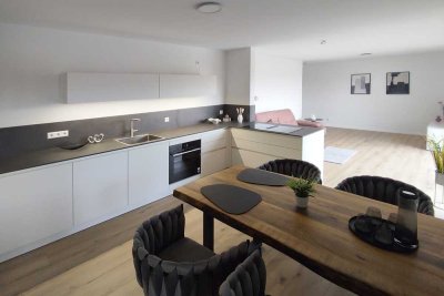 3,5 Zimmer Penthouse mit gigantischer Dachterrasse und unverbauten Blick in die Ferne