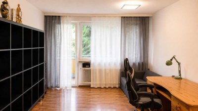 Vermietete 1-Zimmer-Wohnung mit Balkon –  Interessante Kapitalanlage in Fürth-Südstadt