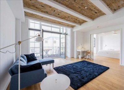 Neuwertige 2-Raum-Loft-Wohnung mit Möblierung in Berlin Mitte – auf 1 bzw. 2 Jahre befristet!