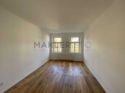 **Charmanter Erstbezug in Abtnaundorf: Sanierte 2-Zimmer-Wohnung mit Tageslichtbad & Balkon**