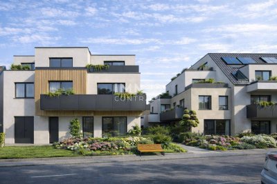 Provisionsfreier Erstbezug: 2-Zimmer-Wohnung mit traumhafter Terrasse in begehrter Lage