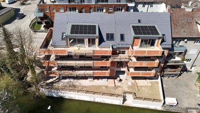 Moderne 3-Zimmer-Gartenwohnung direkt am Mühlbach - Erstbezug!