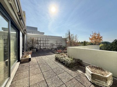 An der Leinemasch & Nähe Zentrum: Ansprechendes 3-Zimmer-Penthouse mit großer Dachterrasse