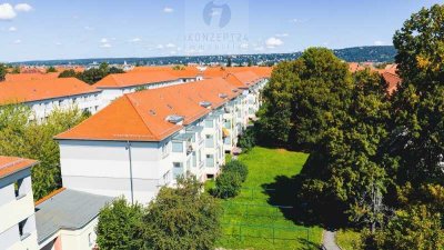 Balkon, Wanne und kurzfristig frei: 2-Zi.-Whg. in ruhiger Lage