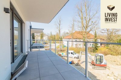 Stilvolle 2-Zimmer-Wohnung mit überdachtem Balkon &amp; Schlossblick | Top 10