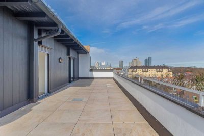 Penthouse mit Dachterrasse in München-Schwabing