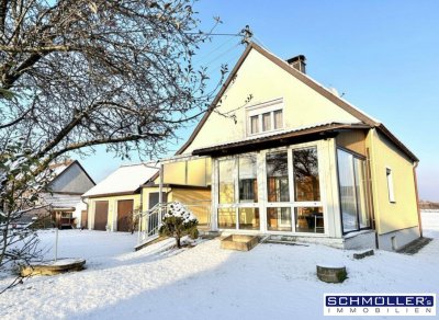 Nettes Einfamilienhaus mit großem Garten