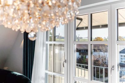 BEZUGSFREI  hochwertig ausgestattete, neuwertige 3-Zi-DG-Wohnung in Berg am STA-See