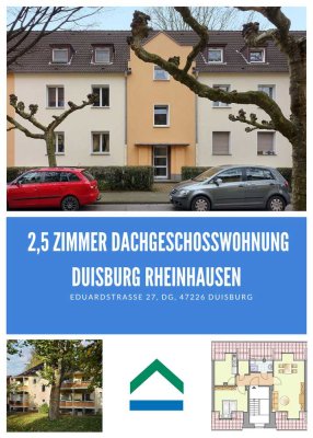 2,5 Zimmer Dachgeschosswohnung - Duisburg Rheinhausen