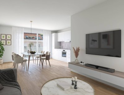 Moderner Erstbezug - Eigentumswohnung mit Balkon und Küche inkl. Miele Geräte - Top Lage Nähe Schönbrunn - zu kaufen in 1120 Wien