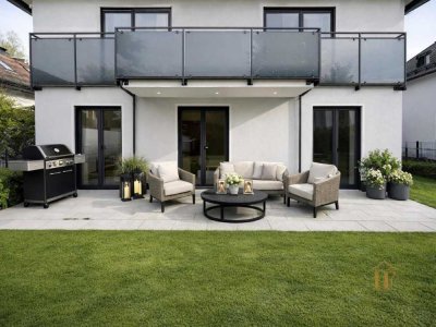 Exklusive Neubauwohnung: 3 Zimmer mit Garten & hochwertiger Ausstattung in Waldperlach