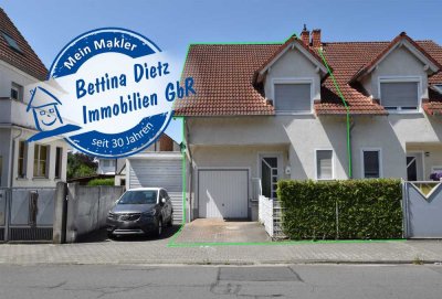 DIETZ: Herrliche Doppelhaushälfte in zentrumsnähe für die Familie, 4 Schlafzi + Hobbykeller + Garage