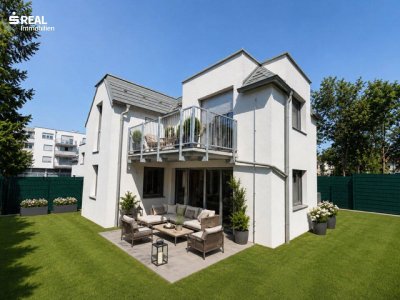 exklusive Maisonette-Wohnung, 5 Zimmer mit Garten und 3 Stellplätzen