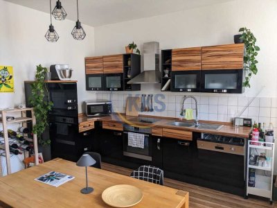 2-Raumwohnung im Leipziger Osten mit Dielenboden und Wohnküche ab 15.10.2025!!!
