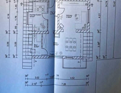 Helle 2-Zimmer Wohnung mit Balkon in Köfering