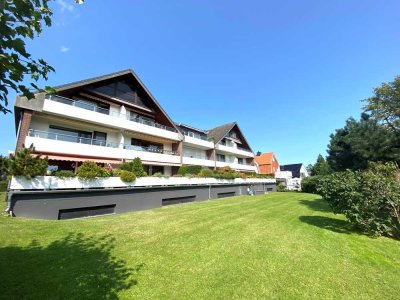 Freistehende, traumhafte Terrassenwohnung inkl. TG-Stellplatz wenige Gehminuten vom Strand entfernt