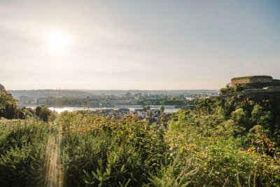Wohnen, wo andere staunen – Panorama auf Rhein und Festung Ehrenbreitstein