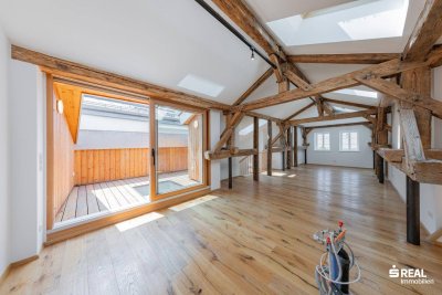 Exklusive Dachgeschoss-Wohnung im Altstadtkern von Hall in Tirol / Top 5