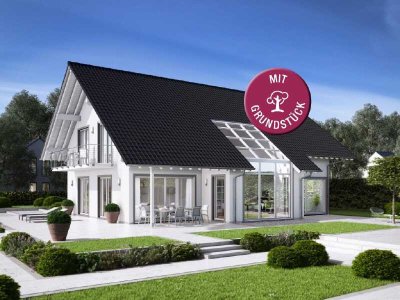 Darf es etwas mehr sein? Hier ist Ihr Sonnenhaus mit großem Grundstück.