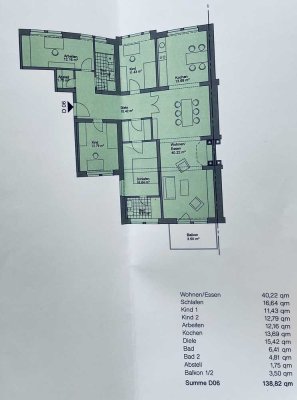 Exklusive 5-Zimmer-Wohnung im 2. OG mit Balkon in Dresden Südvorstadt-Ost