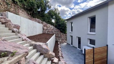 Neubau-Doppelhaushälfte – Aussicht, Technik & Flexibilität mit Einliegernwohnung in Mahlberg