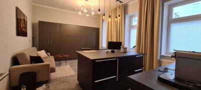 Exklusive, sanierte 1-Raum-Erdgeschosswohnung mit gehobener Innenausstattung in Magdeburg