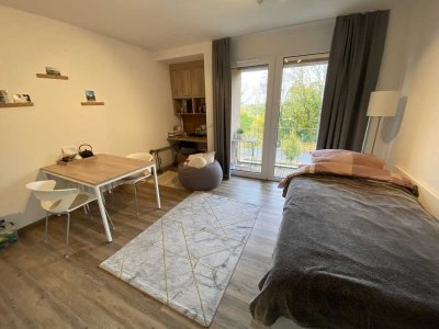 Studenten aufgepasst! 
Möbliertes 1 Zimmer-Appartment mit Balkon in zentraler Lage