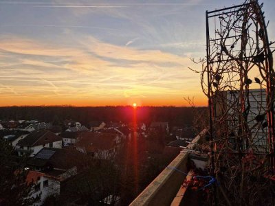 Exklusive, kernsanierte Penthouse-Whg mit 3,5 Zimmern und 2 Balkonen in Wiesloch - sofort verfügbar