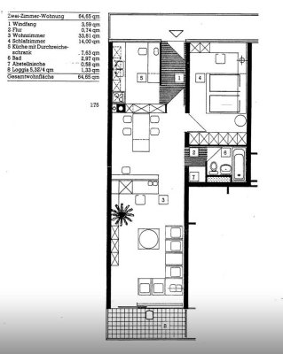 Geschmackvolle 2-Raum-Wohnung mit Balkon in Kerpen