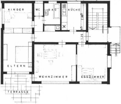 Sonnige und ruhig gelegene 4-Zimmer-Wohnung (WG-geeignet)