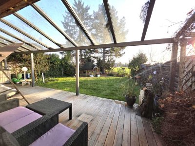 +++Treppen? Nur wenn Sie wirklich wollen! Bungalow mit Sauna, Garten & guter Energie!