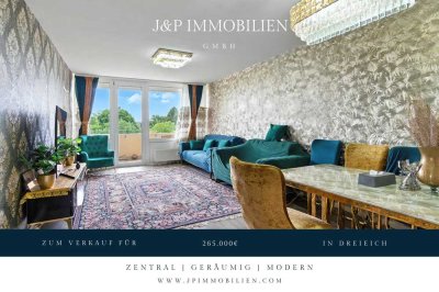 Saniert, zentral, geräumig: 4-Zimmer-Wohnung in Dreieich-Sprendlingen!