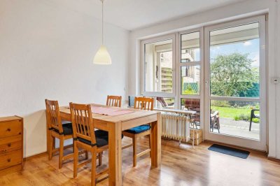 Attraktive 2-Zimmer-Wohnung mit Terrasse, EBK, Kellerabteil und TG Stellplatz. Provisionsfrei!