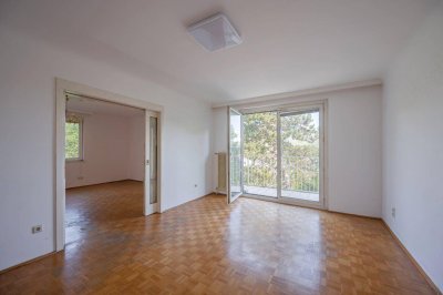++NEU++ Blick ins Grüne: 4-Zimmer sanierungsbedürftige Neubau-Wohnung mit Balkon in TOP-Lage mit Garage!!