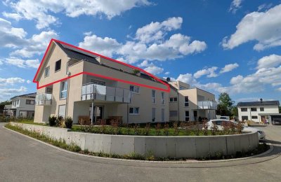 Luxuriöse Penthousewohnung mit einladender Dachterrasse (50m2) in Neubau