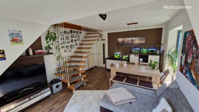 Charmante 3-Zimmer-Maisonette- Wohnung mit Waldblick